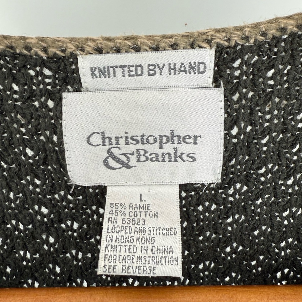 Vintage Christopher & Banks sweater vest - Picture 3 of 4